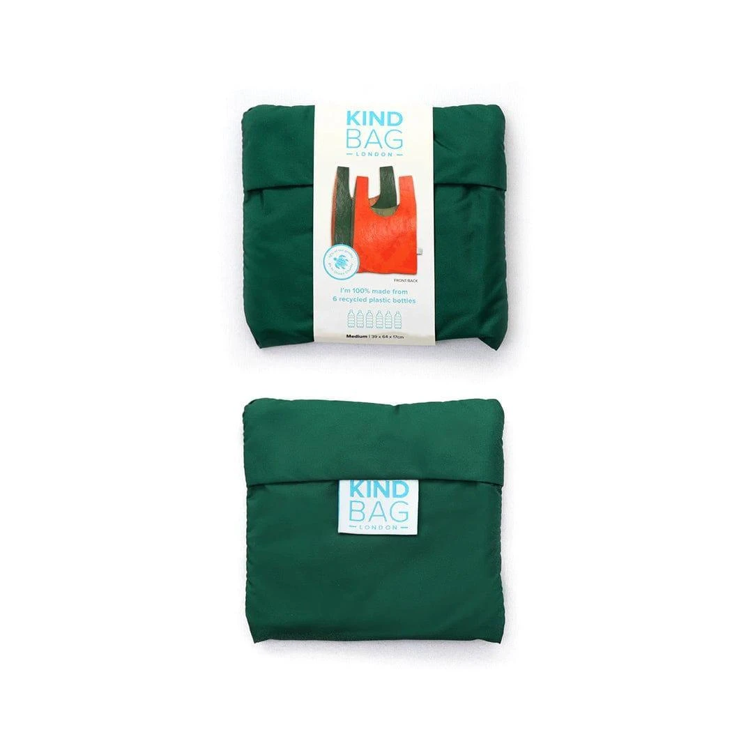 KIND BAG Reusable Bag - Medium| Bicolour Green & Orange 10 KIND BAG Reusable Bag - Medium| Bicolour Green & Orange - Image 8