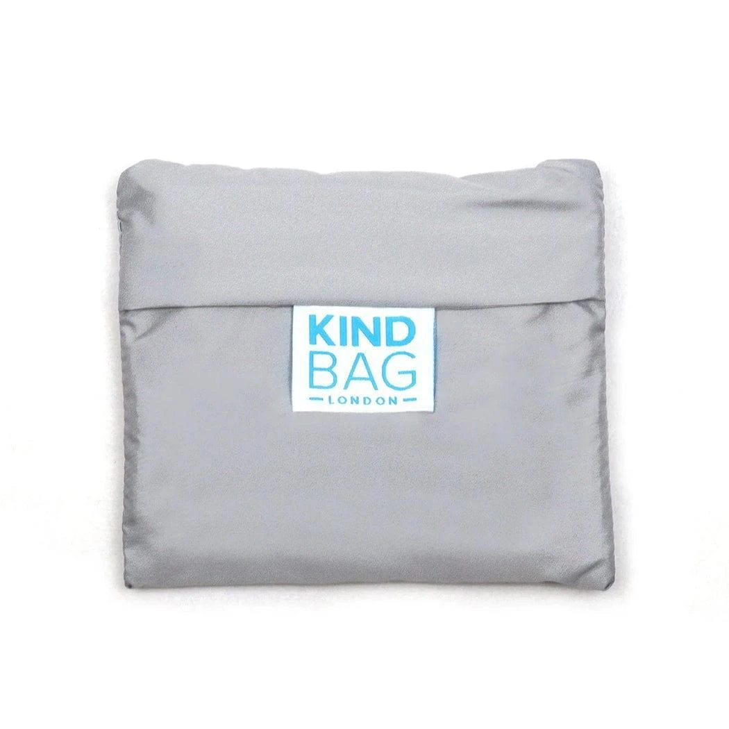 KIND BAG Reusable Bag - Medium| Recycle Grey & Coral 4 KIND BAG Reusable Bag - Medium| Recycle Grey & Coral - Image 2