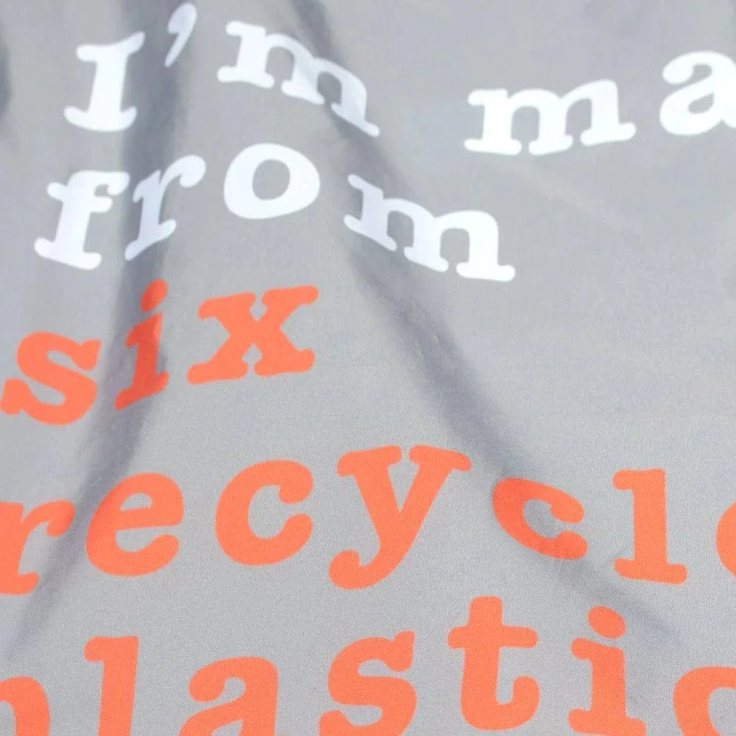 KIND BAG Reusable Bag - Medium| Recycle Grey & Coral 5 KIND BAG Reusable Bag - Medium| Recycle Grey & Coral - Image 3