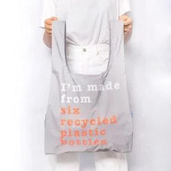 KIND BAG Reusable Bag - Medium| Recycle Grey & Coral 11 KIND BAG Reusable Bag - Medium| Recycle Grey & Coral -Baby Products Shop kind bag reusable bag mediumor recycle grey and coral lupipop 4