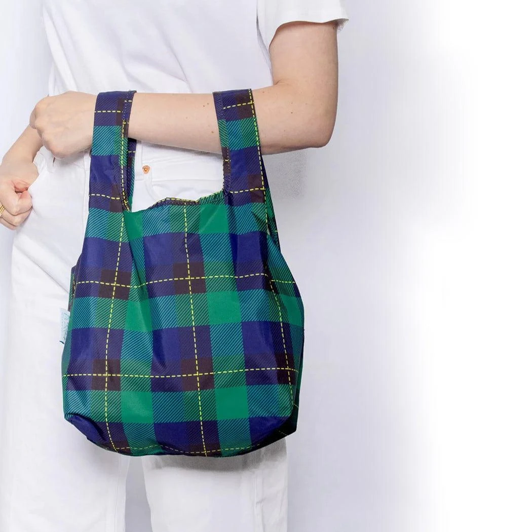 KIND BAG Reusable Bag - Mini | Tartan 8 KIND BAG Reusable Bag - Mini | Tartan - Image 7
