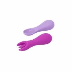 Marcus & Marcus -Palm Grasp Silicone Spoon & Fork Set -Baby Products Shop marcus and marcus palm grasp silicone spoon and fork set lupipop 3