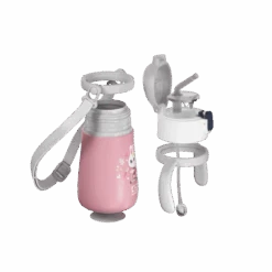 Monbento MB Stram Insulated Kids Bottle-Pink Bunny -Baby Products Shop monbento mb stram insulated kids bottle pink bunny lupipop 8