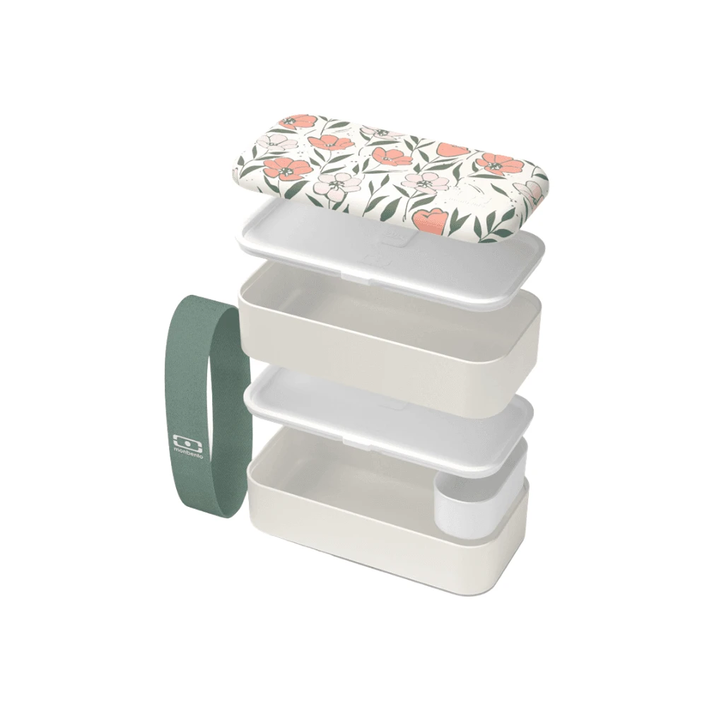 Monbento Original Graphic 1L Lunch Bento Box-Bloom 5 Monbento Original Graphic 1L Lunch Bento Box-Bloom - Image 4