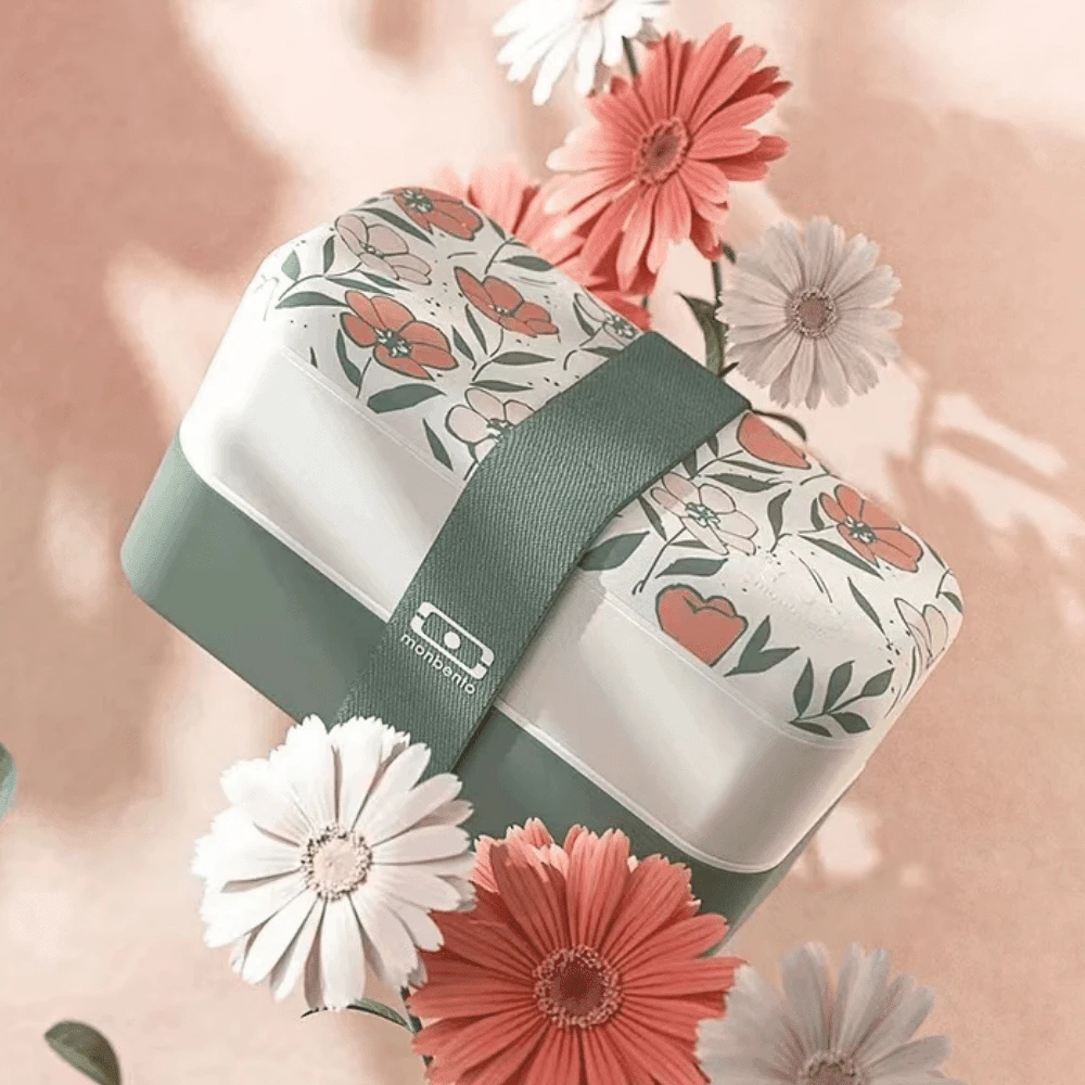 Monbento Original Graphic 1L Lunch Bento Box-Bloom 6 Monbento Original Graphic 1L Lunch Bento Box-Bloom - Image 5