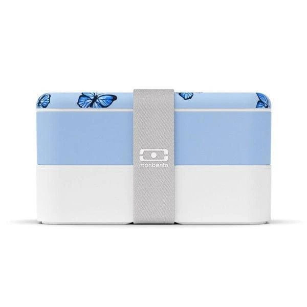 Monbento Original Graphic 1L Lunch Bento Box- Blue Butterfly 6 Monbento Original Graphic 1L Lunch Bento Box- Blue Butterfly - Image 4