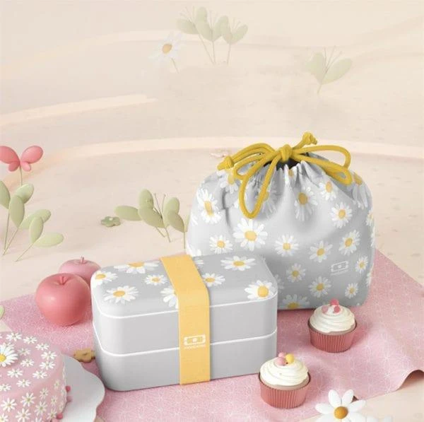 Monbento Original Graphic 1L Lunch Bento Box-Daisies 7 Monbento Original Graphic 1L Lunch Bento Box-Daisies - Image 5