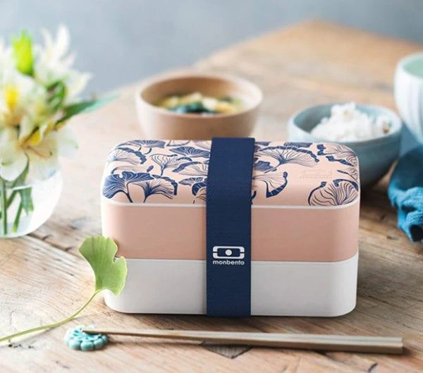 Monbento Original Graphic 1L Lunch Bento Box-Ginkgo 8 Monbento Original Graphic 1L Lunch Bento Box-Ginkgo - Image 6