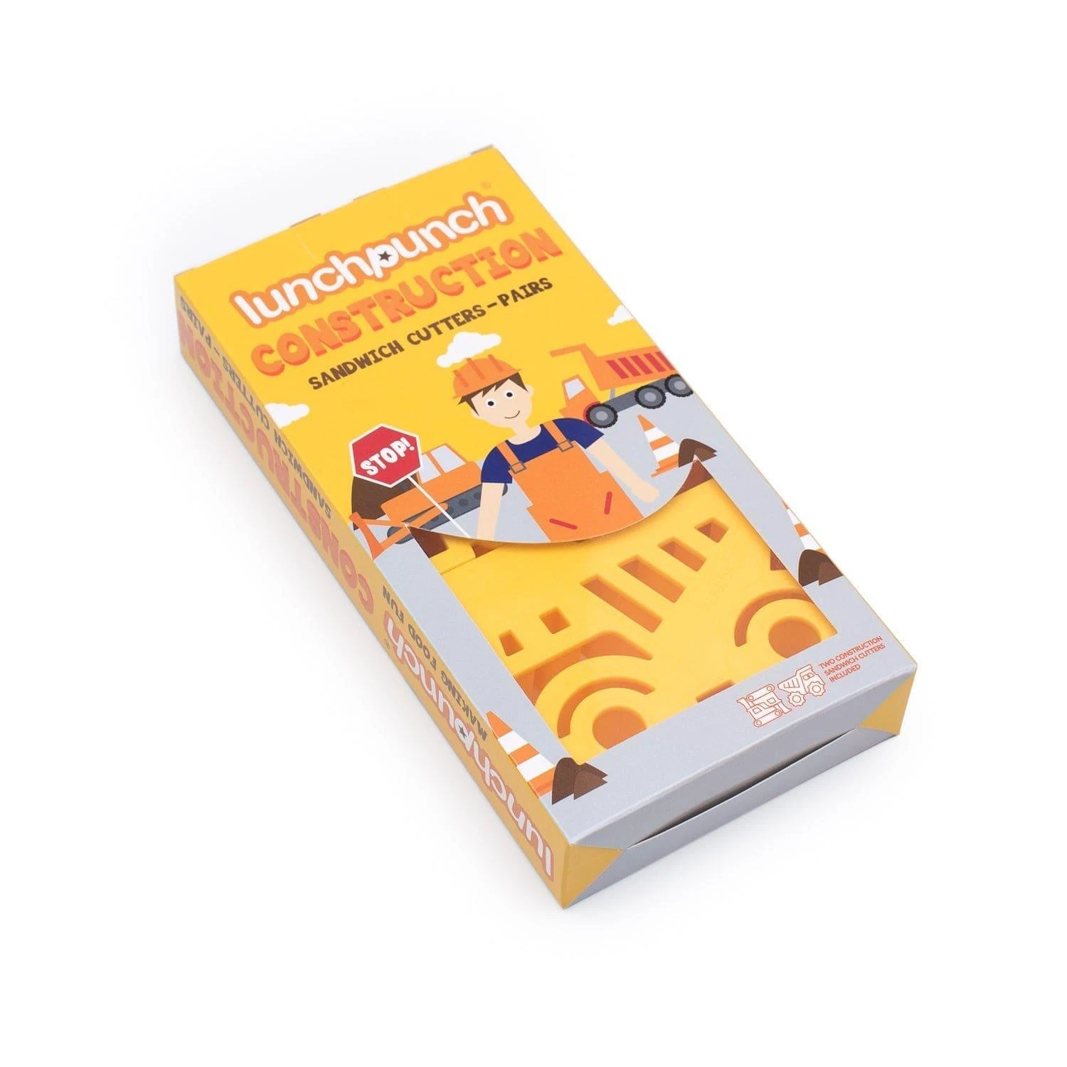 MONTII.CO Lunch Punch Sandwich Cutters | Construction 4 MONTII.CO Lunch Punch Sandwich Cutters | Construction - Image 2