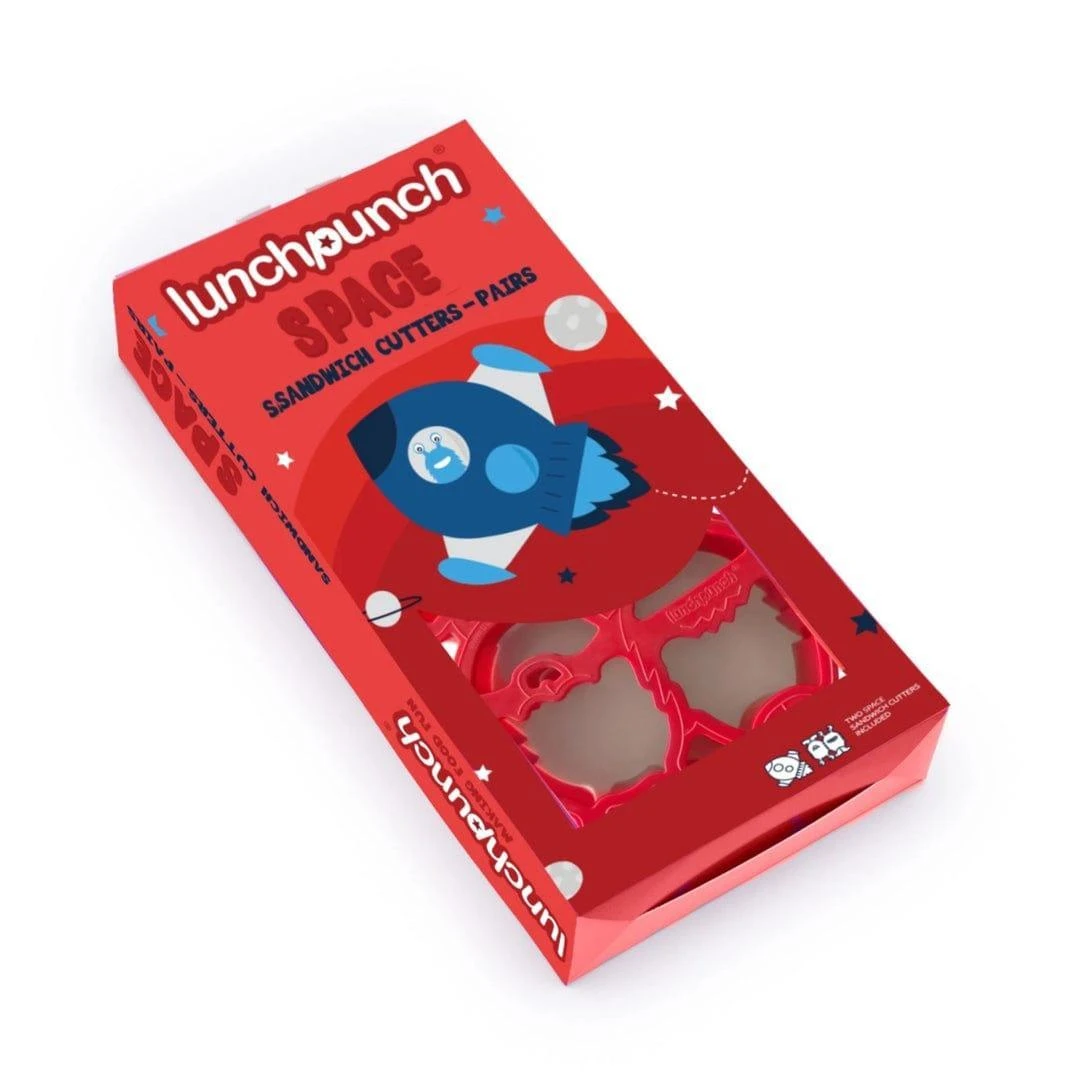 MONTII.CO Lunch Punch Sandwich Cutters | Space 4 MONTII.CO Lunch Punch Sandwich Cutters | Space - Image 2