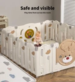 Moose Baby Safety Playpen Foldable Interactive -Baby Products Shop moose baby safety playpen foldable interactive lupipop 17