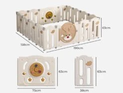 Moose Baby Safety Playpen Foldable Interactive -Baby Products Shop moose baby safety playpen foldable interactive lupipop 4