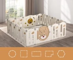 Moose Baby Safety Playpen Foldable Interactive -Baby Products Shop moose baby safety playpen foldable interactive lupipop 5