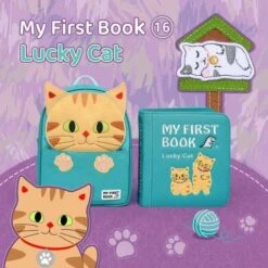 My First Book 14 | Lucky Cat | Busy Book 13 My First Book 14 | Lucky Cat | Busy Book -Baby Products Shop my first book 14 or lucky cat or busy book lupipop 6