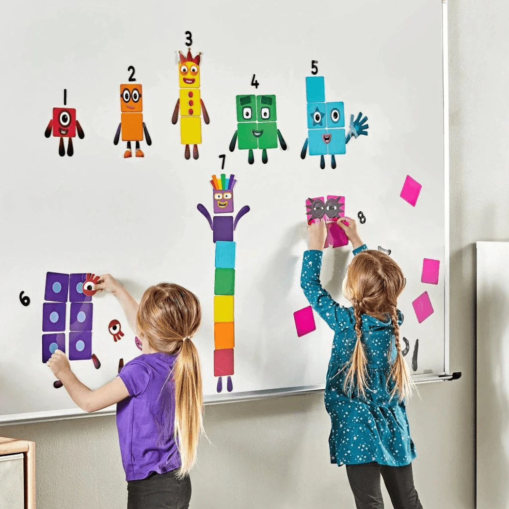 Number Blocks Reusable Clings 4 Number Blocks Reusable Clings - Image 2