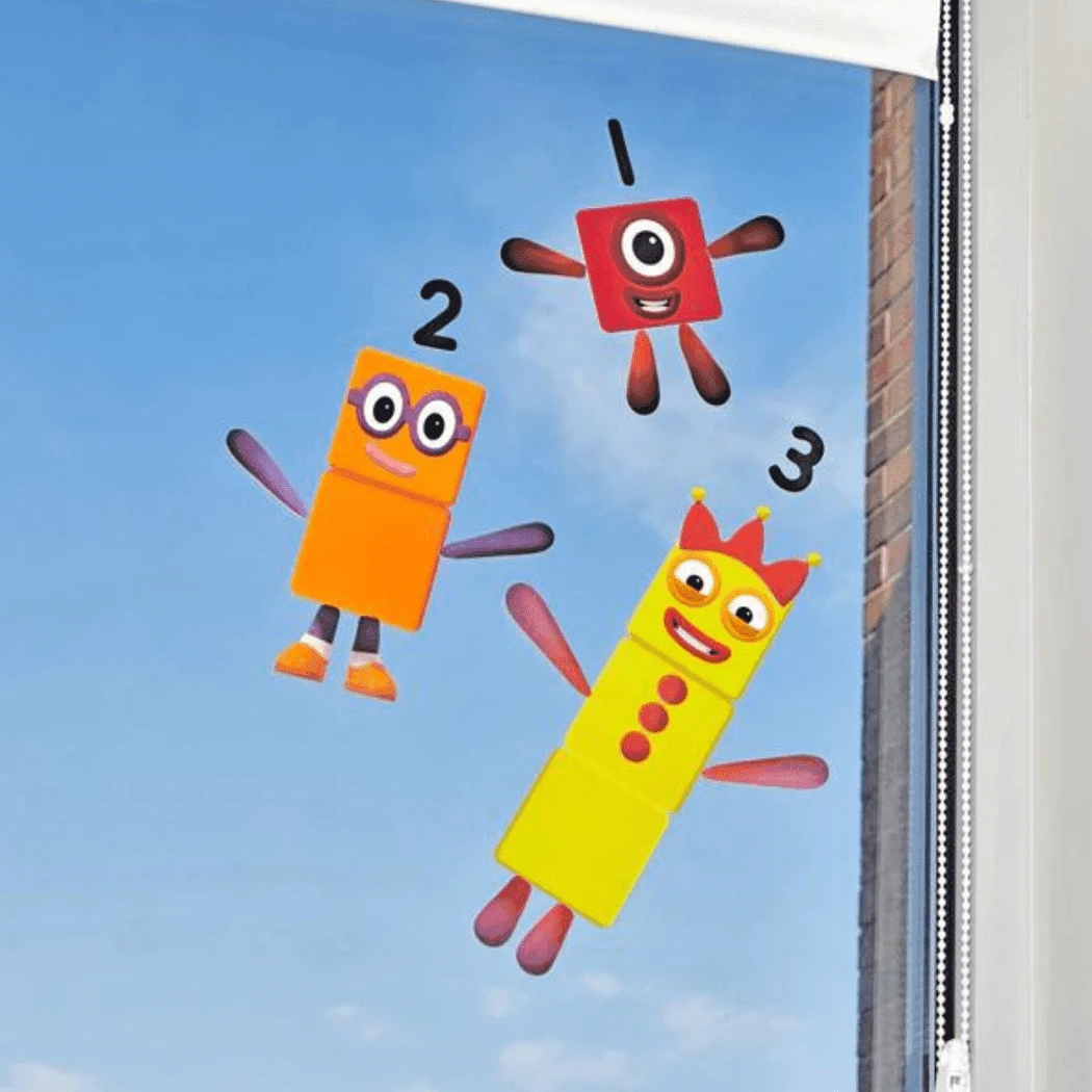 Number Blocks Reusable Clings 6 Number Blocks Reusable Clings - Image 4