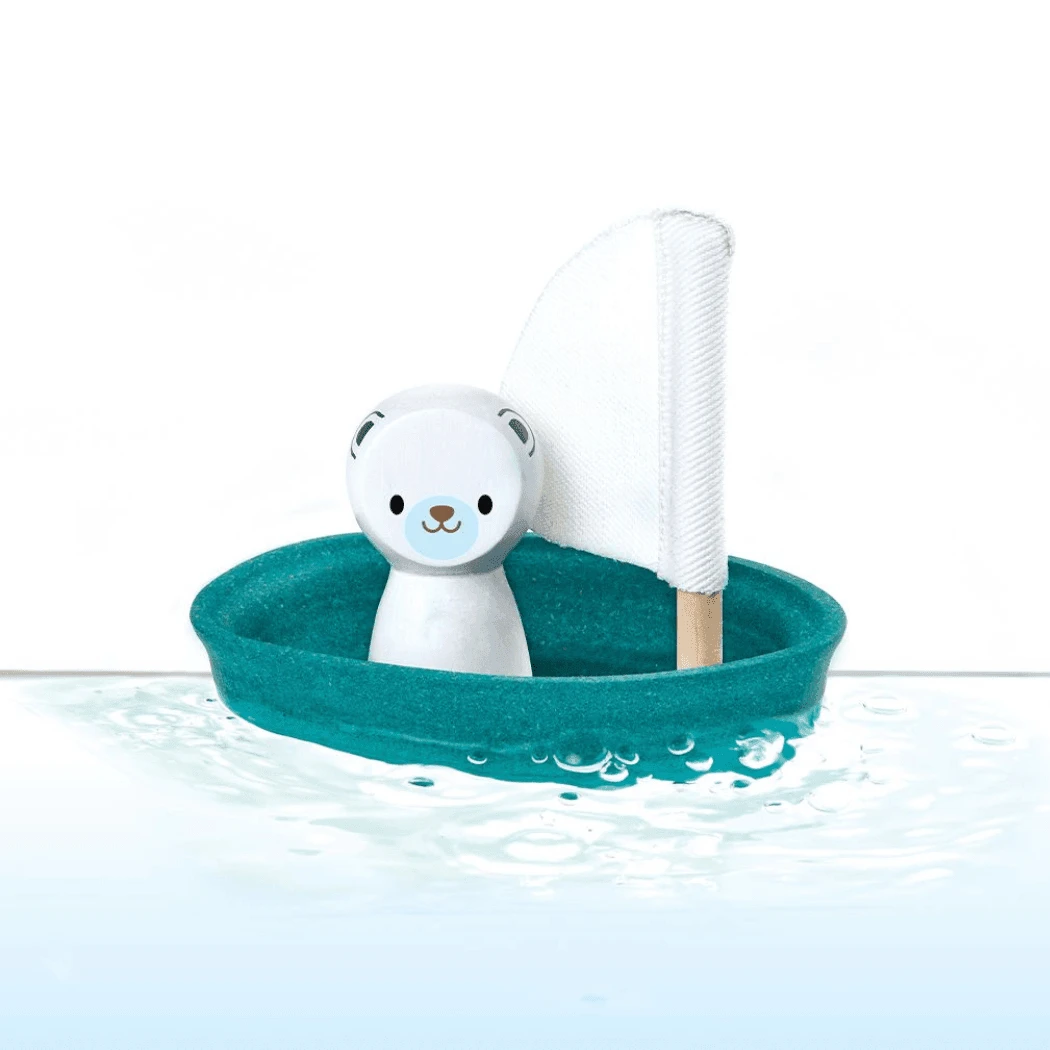 Plan Toys Sailing Boat - Polar Bear 4 Plan Toys Sailing Boat - Polar Bear - Image 2