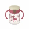 Richell Sippy Cup 200ml Pink Deer 1 Richell Sippy Cup 200ml Pink Deer -Baby Products Shop richell sippy cup 200ml pink deer lupipop 1