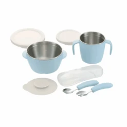 RICHELL TLI Stainless Steel Feeding Set -Baby Products Shop richell tli stainless steel feeding set lupipop 3