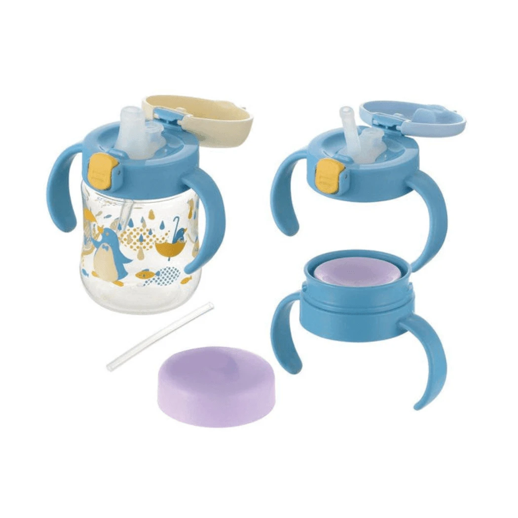 Richell - Tli Straw Mug Set R Blue Yellow Bear 12 Richell - Tli Straw Mug Set R Blue Yellow Bear - Image 10
