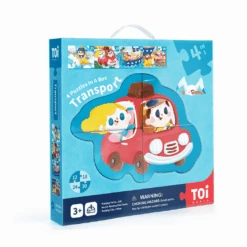 TOI 4 Puzzles In A Box- Transport