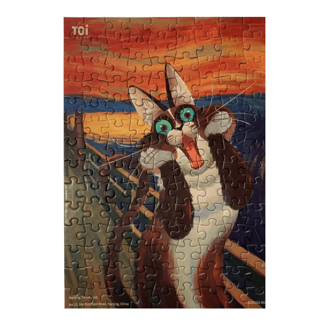 TOI Cat In Art Puzzle - The Scream 4 TOI Cat In Art Puzzle - The Scream - Image 2