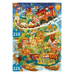 TOI Leveled Puzzle Step 8 Townlet -Baby Products Shop toi leveled puzzle step 8 townlet lupipop 4