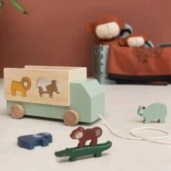 Trixie Wooden Animal Truck -Baby Products Shop trixie wooden animal truck lupipop 5