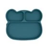 We Might Be Tiny Bear Stickie Plate- Blue Dusk 2 We Might Be Tiny Bear Stickie Plate- Blue Dusk -Baby Products Shop we might be tiny bear stickie plate blue dusk lupipop 1