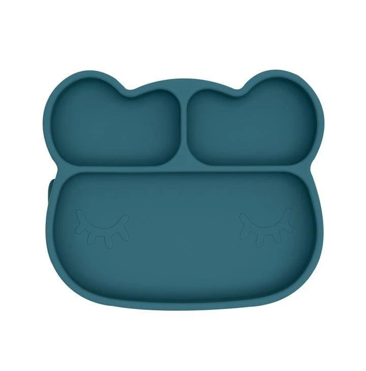 We Might Be Tiny Bear Stickie Plate- Blue Dusk 3 We Might Be Tiny Bear Stickie Plate- Blue Dusk