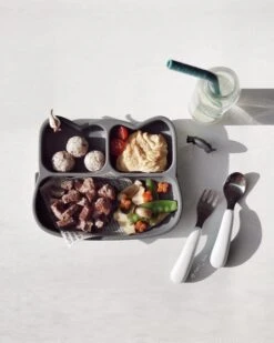 We Might Be Tiny Cat Stickie Plate - Charcoal 14 We Might Be Tiny Cat Stickie Plate - Charcoal -Baby Products Shop we might be tiny cat stickie plate charcoal lupipop 5