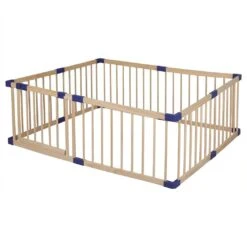Wooden Playpen Premium Pine Wood Large Size