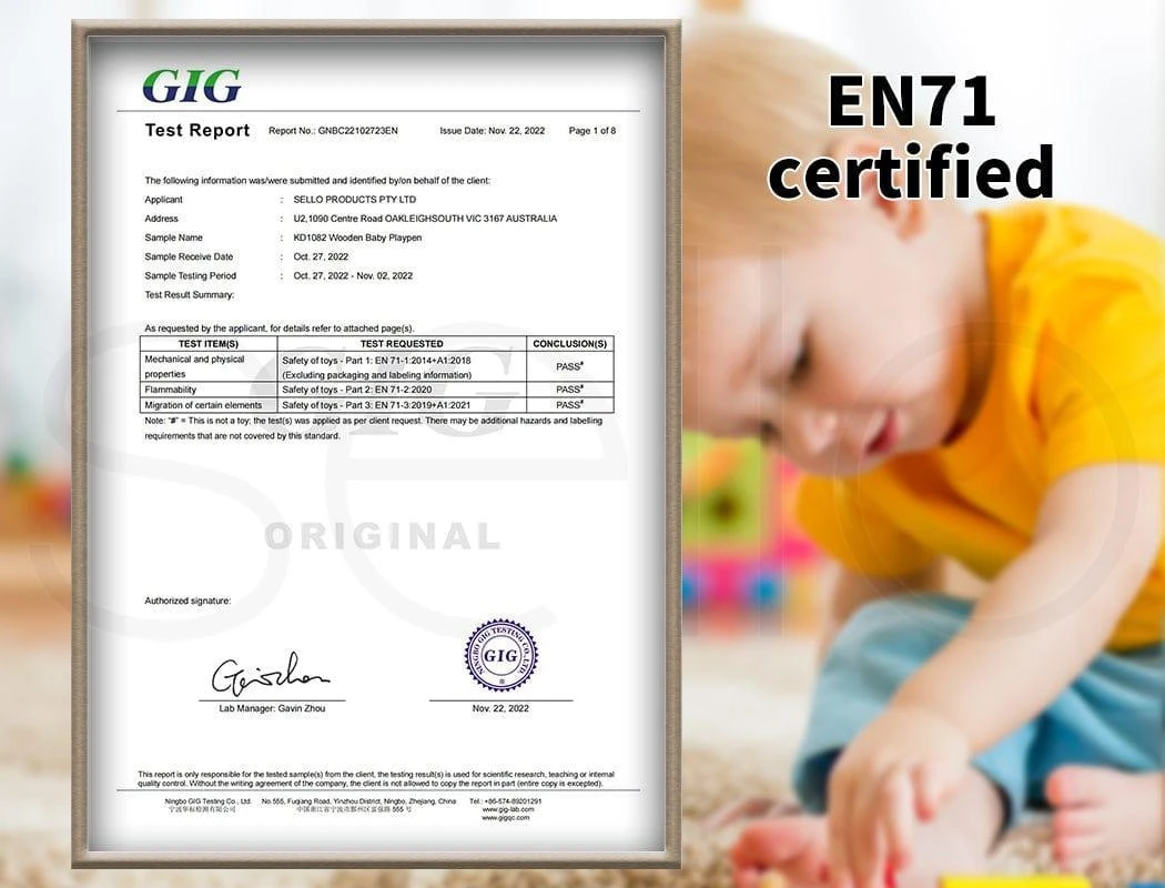 Wooden Playpen Premium Pine Wood Medium Size 14 Wooden Playpen Premium Pine Wood Medium Size - Image 12