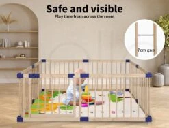 Wooden Playpen Premium Pine Wood Medium Size 22 Wooden Playpen Premium Pine Wood Medium Size -Baby Products Shop wooden playpen premium pine wood medium size lupipop 9