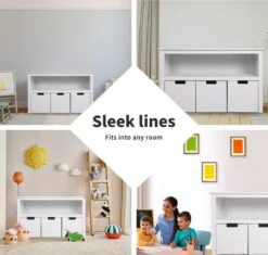 Wooden Toy Storage Unit And Display Organizer With Bookshelf 15 Wooden Toy Storage Unit And Display Organizer With Bookshelf -Baby Products Shop wooden toy storage and display organizer with bookshelf lupipop 7