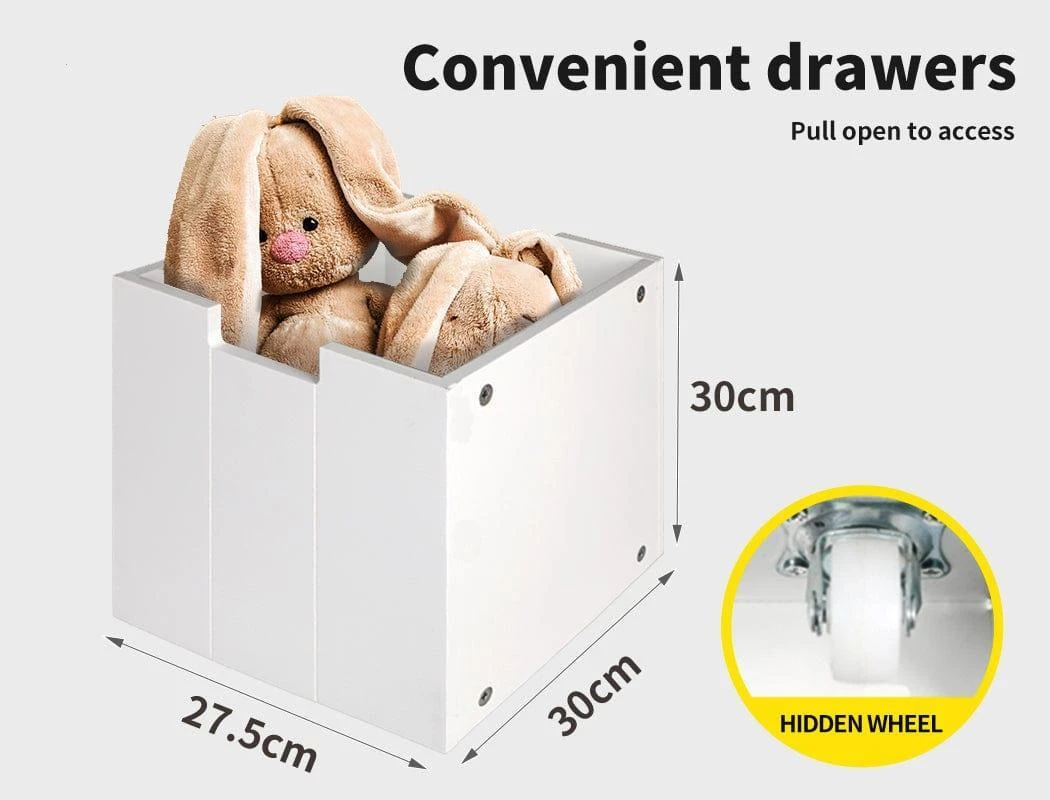 Wooden Toy Storage Unit And Display Organizer With Bookshelf 10 Wooden Toy Storage Unit And Display Organizer With Bookshelf - Image 8