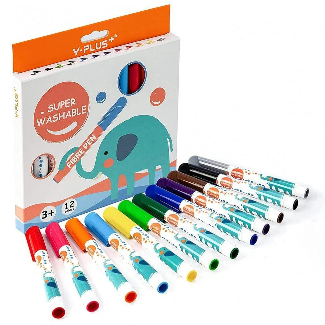YPLUS Elephant Watercolor JUMBO Markers Set 4 YPLUS Elephant Watercolor JUMBO Markers Set - Image 2