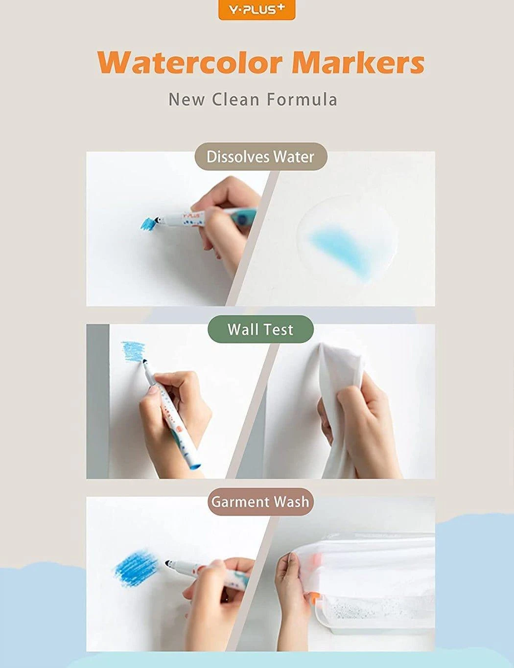 YPLUS Elephant Watercolor JUMBO Markers Set 9 YPLUS Elephant Watercolor JUMBO Markers Set - Image 7