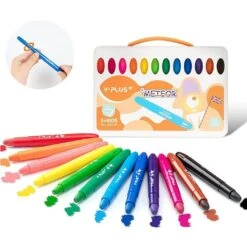 YPLUS METEOR Silky Gel Crayon Set