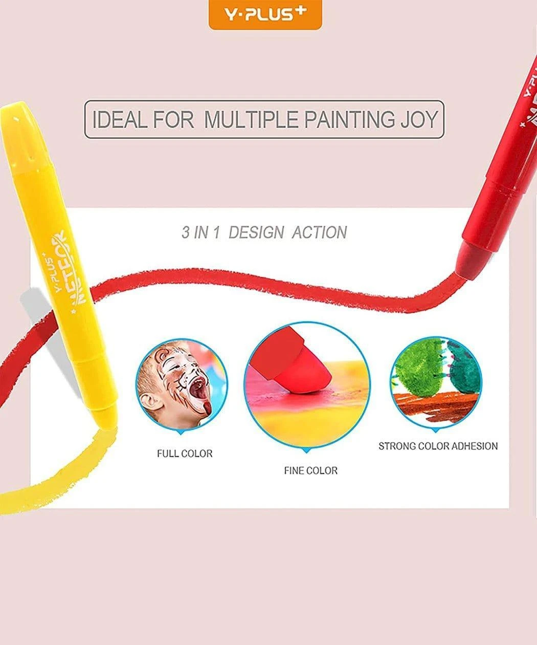 YPLUS METEOR Silky Gel Crayon Set 5 YPLUS METEOR Silky Gel Crayon Set - Image 3